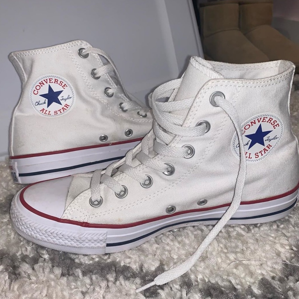 White high top converse